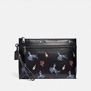 COACH ACADEMY POUCH WITH RODEO PRINT